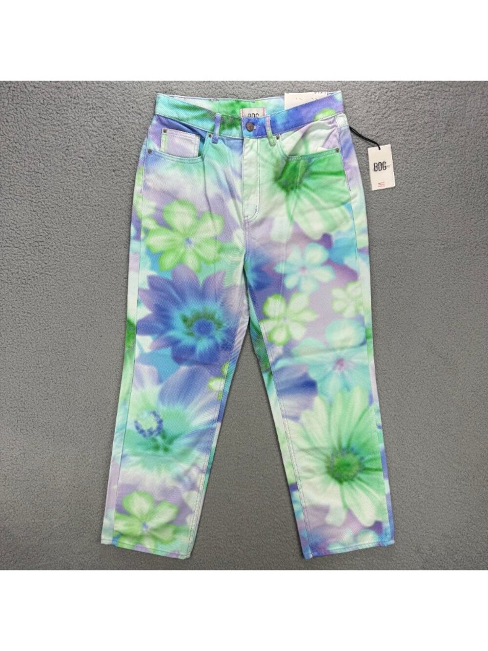 BDG Cowboy Jeans Womens 30 Pants Tie Dye Botanical Floral Denim Urban Outfitters